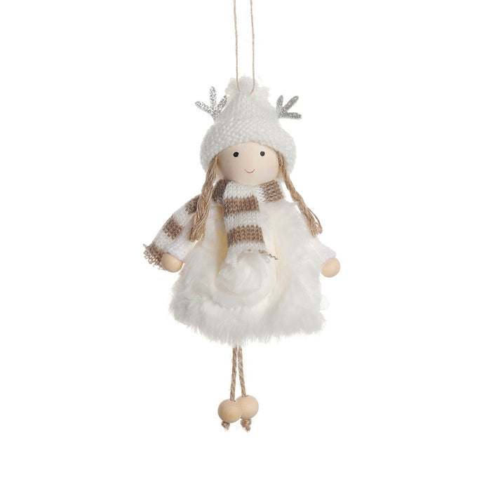 Christmas Decorations Ins Cute Wind Antlers Angel Girls' Doll Doll