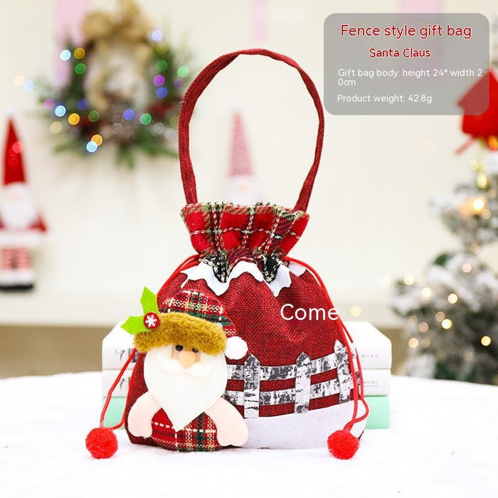 Christmas Apple Gift Bag Packing Box