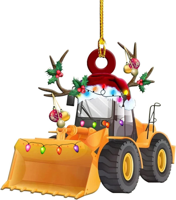 Christmas Tree Hanging Truck Decoration Pendant