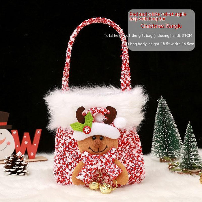 Christmas Apple Gift Bag Packing Box