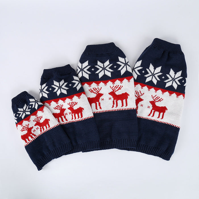 Fashion Personalized Christmas Dog Knitted Sweater