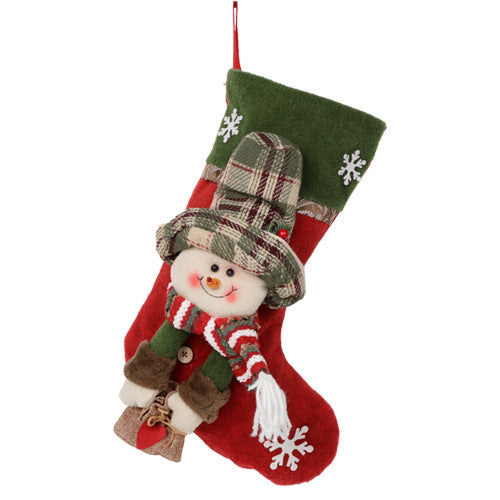 Christmas Decorations Candy Socks Gift Bag Hanging Ornaments