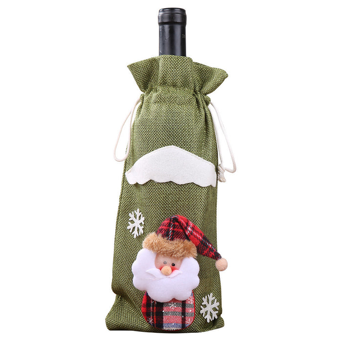 Christmas Decoration Supplies Christmas Bottle Cover