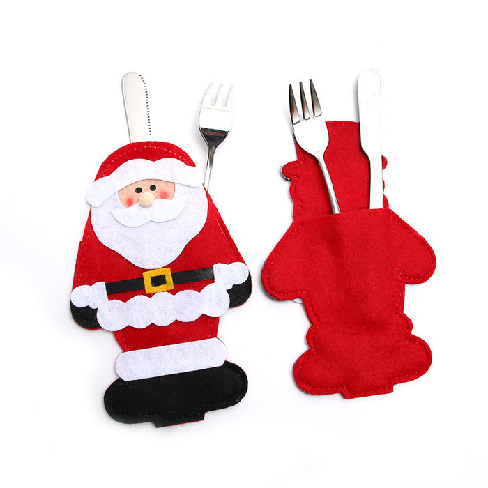 Christmas Knife And Fork Set Christmas Product Knife And Fork Bag