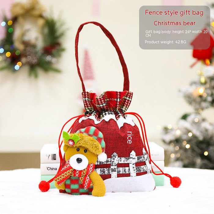 Christmas Apple Gift Bag Packing Box