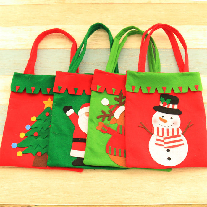 Christmas Decoration Candy Bag Christmas Cloth Patch Tote Bag