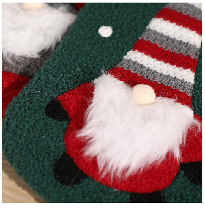 Christmas Decoration Embroidered Old Man Christmas Candy Socks Gift Bag Pendant