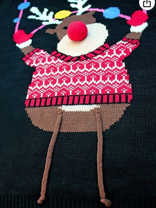 Winter Women's Fashion Ball Sweater