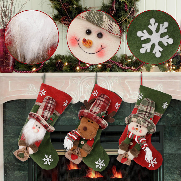 Christmas Decorations Candy Socks Gift Bag Hanging Ornaments